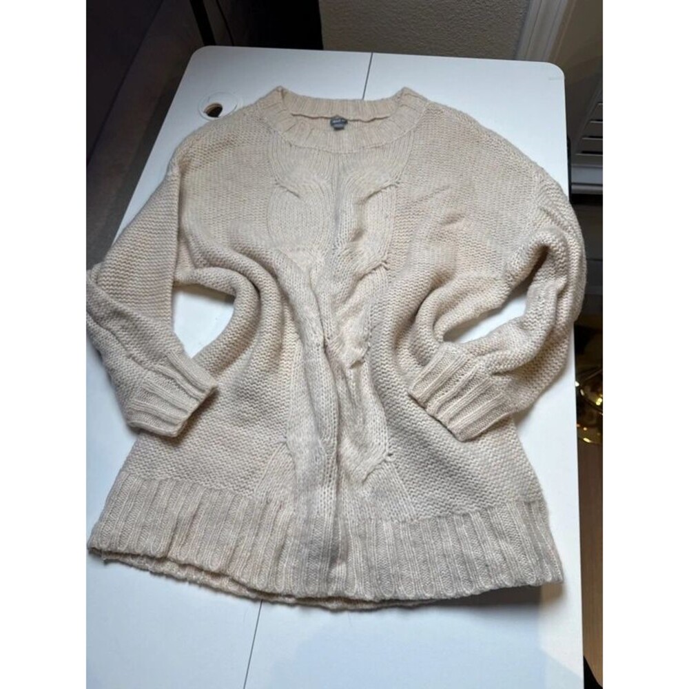 Aerie Wool blend knit chunky oversized sweater